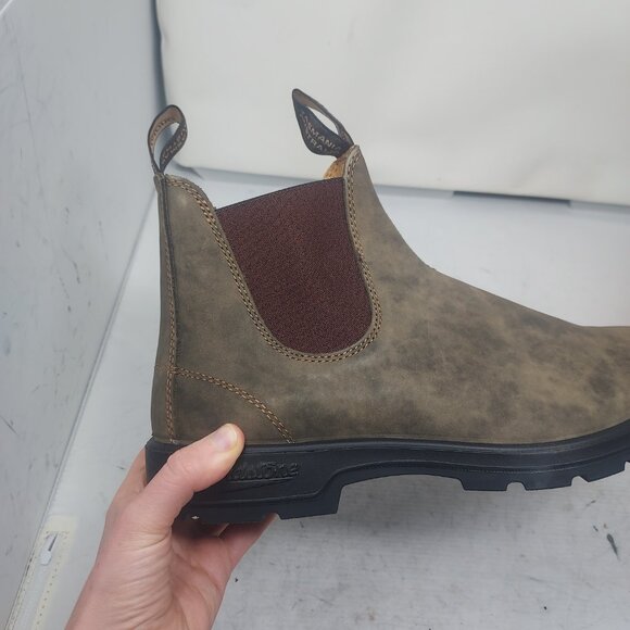 Blundstone MENS Chelsea Rustic Brown Boot - Picture 2 of 8